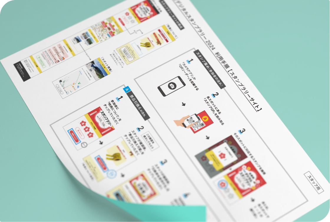 Webコンテンツ（デジタルスタンプラリー）イメージ